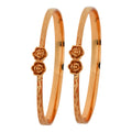 Double Rose Gold Bangles GFB -4