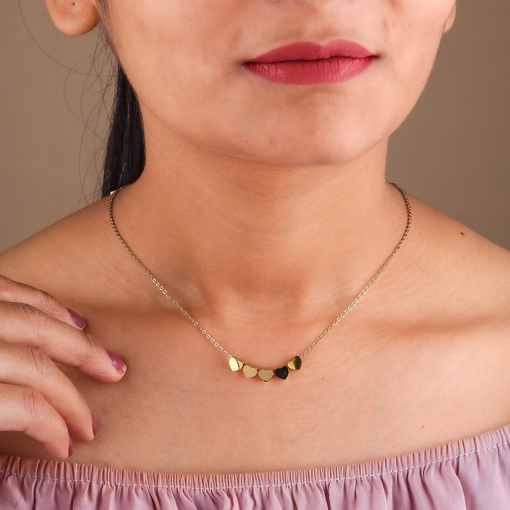 Ruhi heart Neckless GWN -14