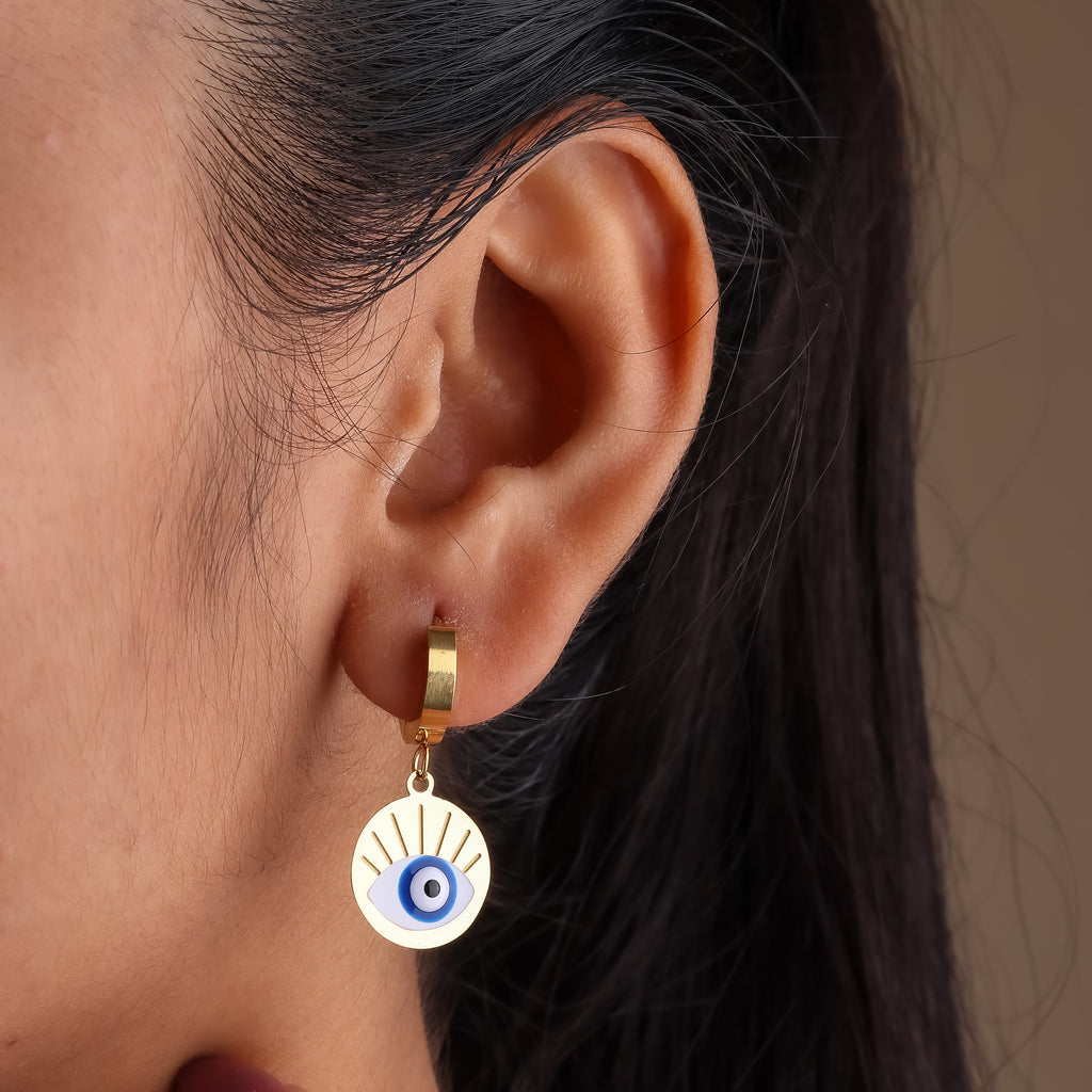 Evil Eye Round Earing GWE -5
