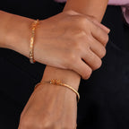 Double Rose Gold Bangles GFB -4