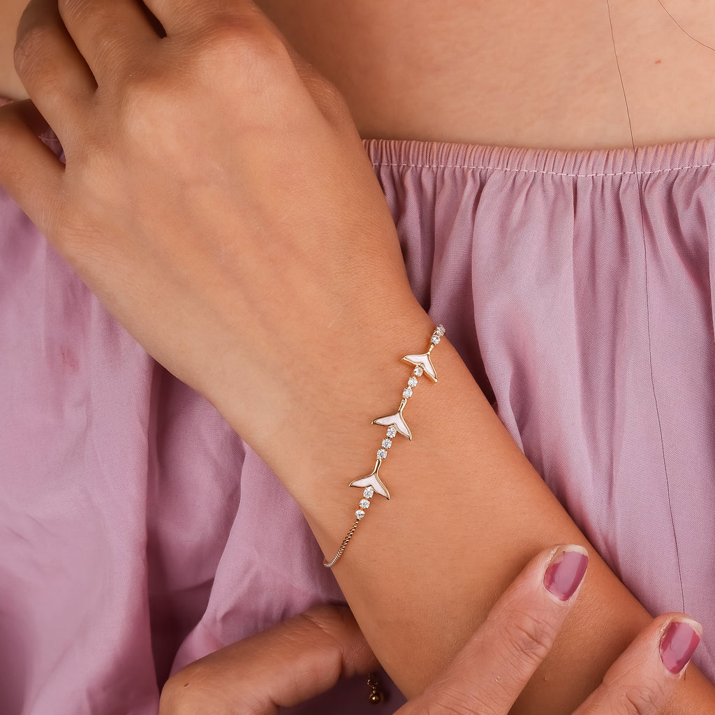 Resin Fish tail Women Bracelet GWB -16