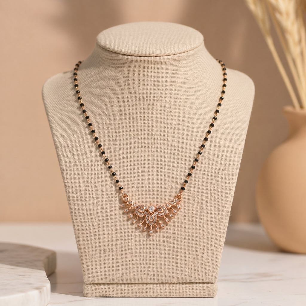 Royal Floral Drop Mangalsutra GM -24