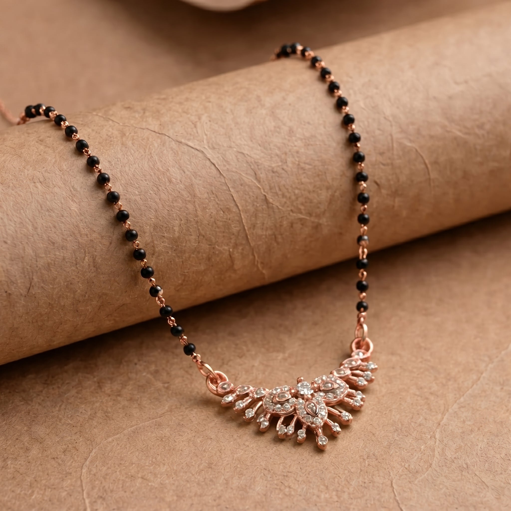Royal Floral Drop Mangalsutra GM -24