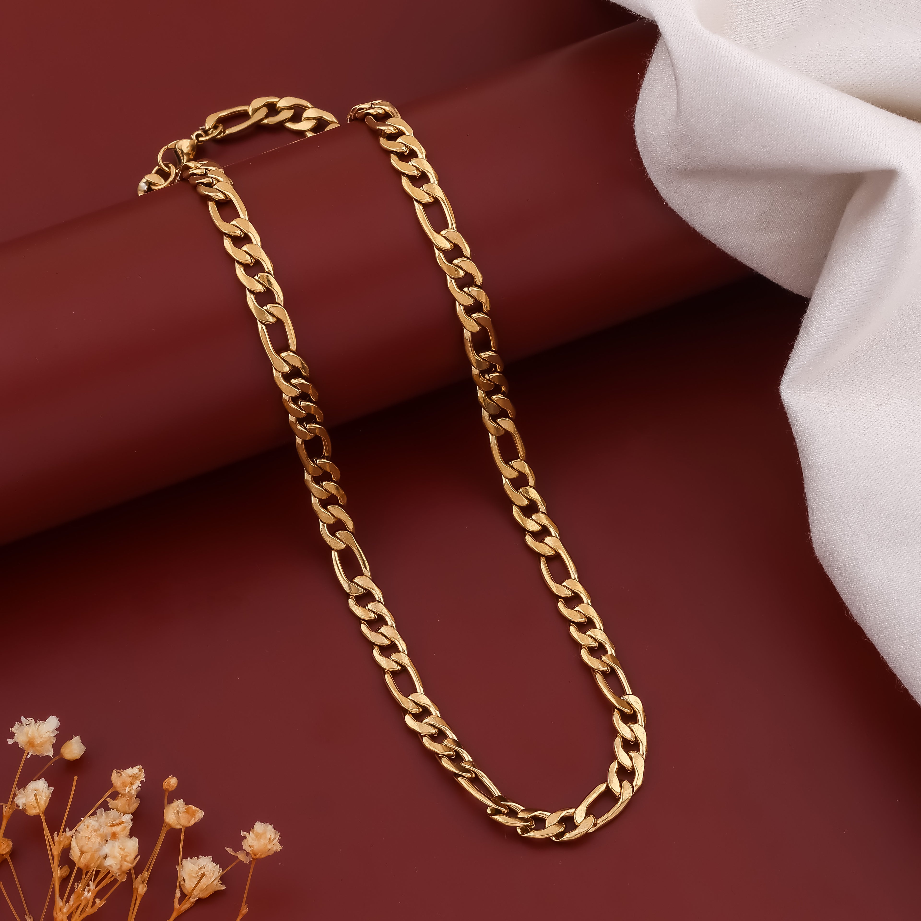 Men’s Gold-Tone Curb Chain GMC -1
