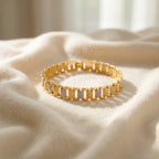 Men’s Two-Tone Textured Link Bracelet GMB -7