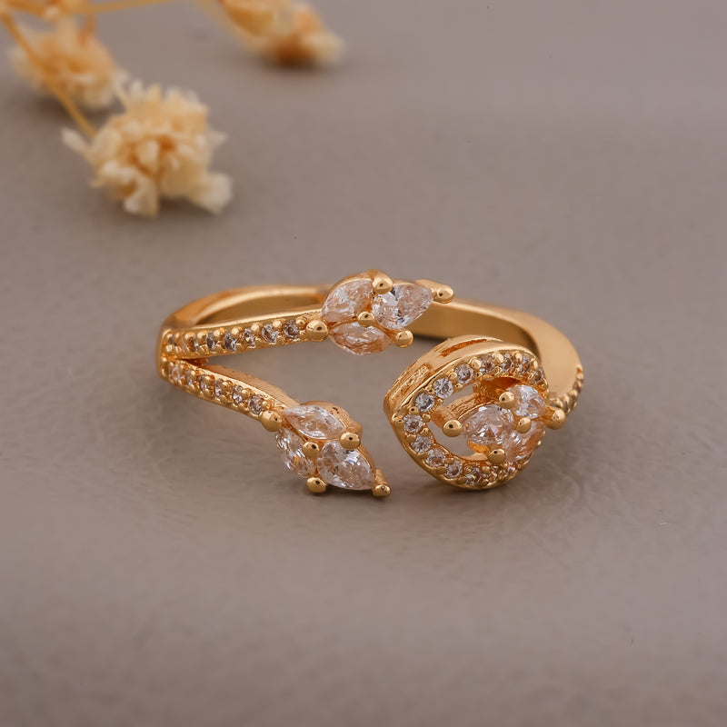 Wibestone Pihu Glow Ring – Radiant Elegance in Every Detail