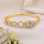 Men’s Gold-Tone Snake Head Kada GMK -5