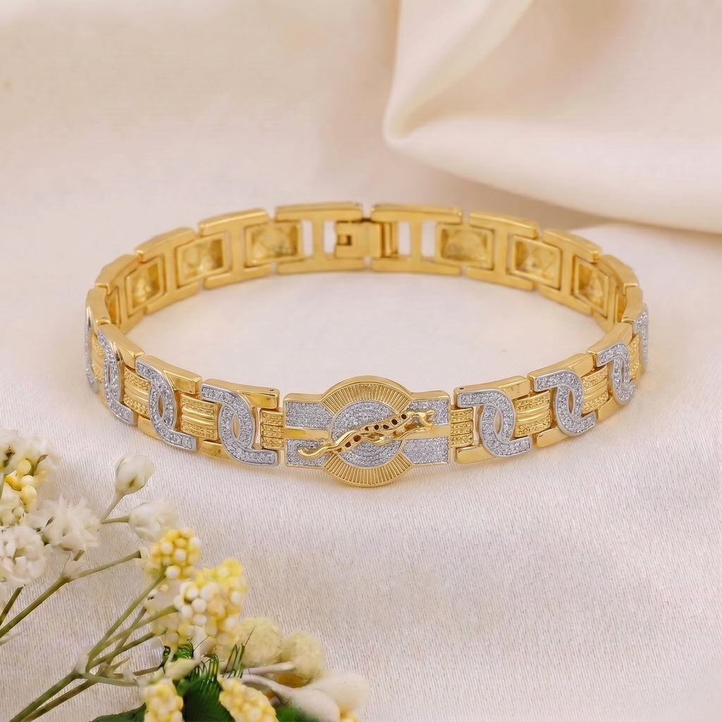 Men’s Two-Tone Link Bracelet GMB -2