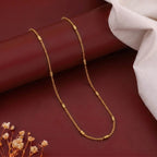 Men’s Gold Tone Beaded Link Chain GMC -35