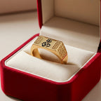 Men’s Om Trishul Gold Ring GMR -35