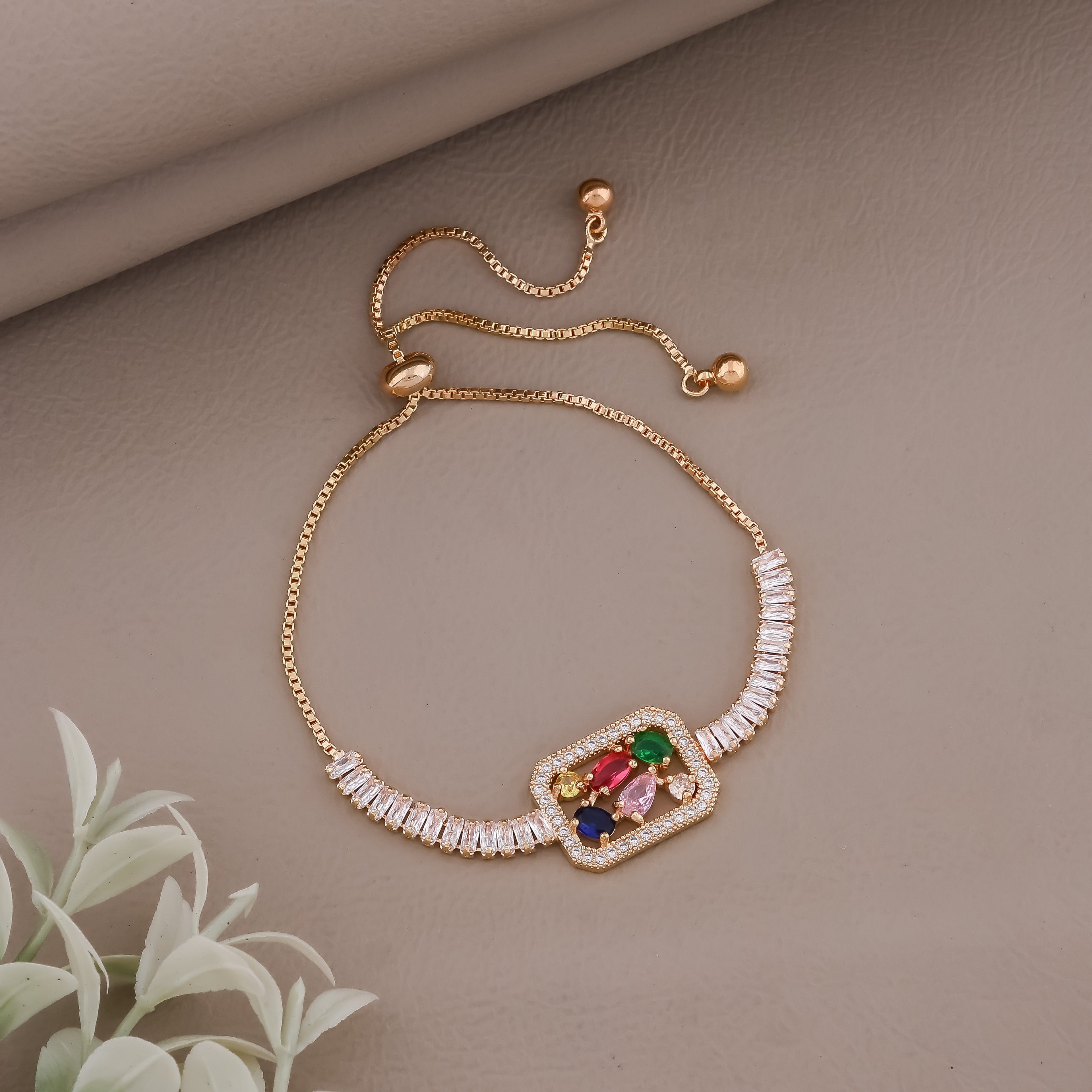 Rainbow Adjustable Bracele GWB -17
