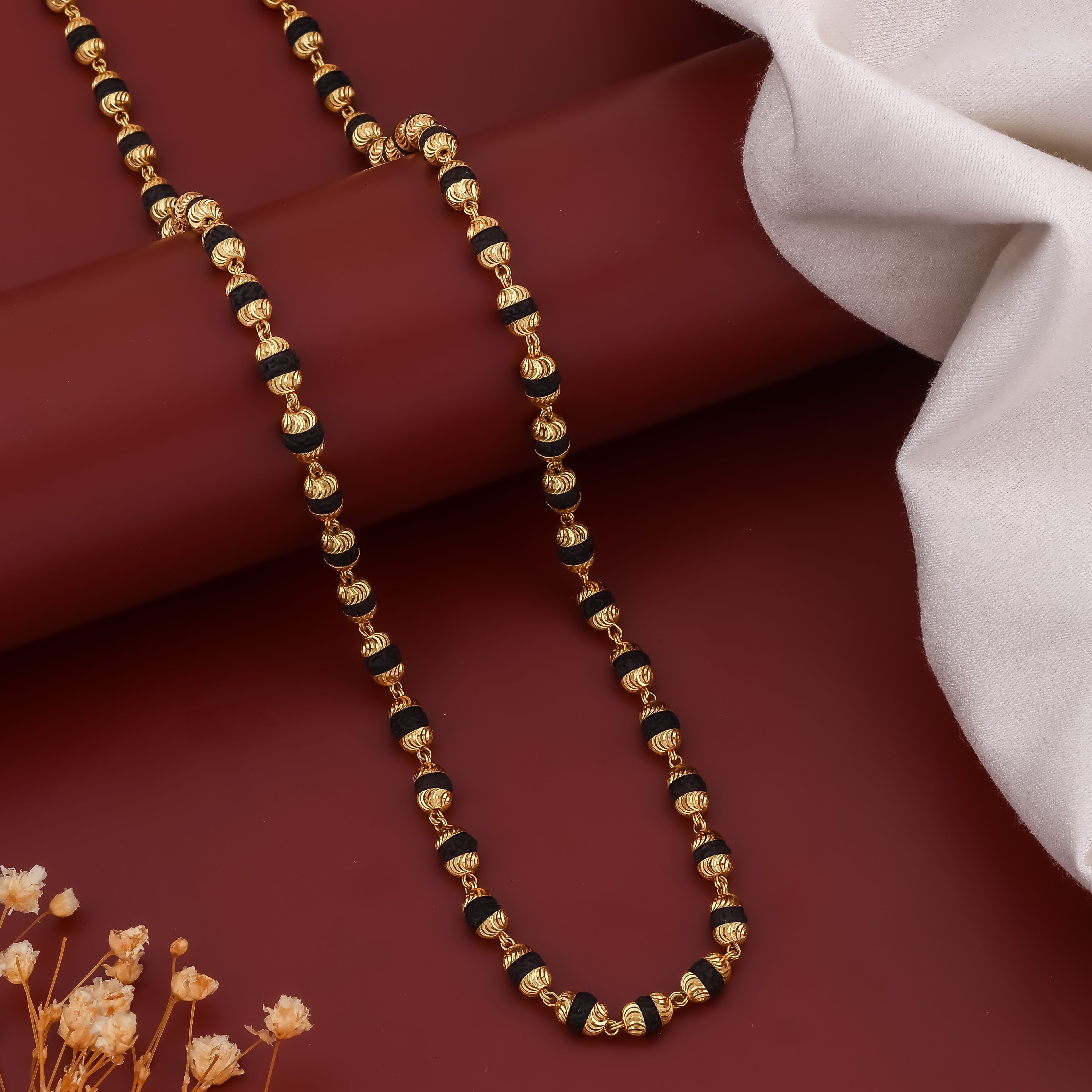 Men’s Rudraksh Beaded Chain GMC -2