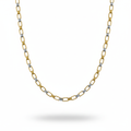 Men’s Gold & Silver Rectangular Link Chain GMC -15