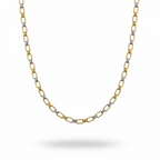 Men’s Gold & Silver Rectangular Link Chain GMC -15