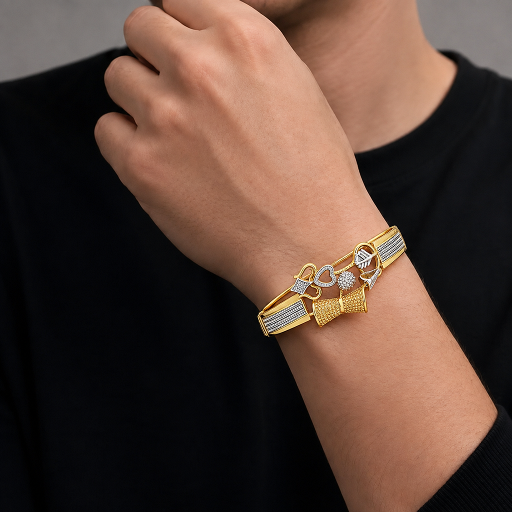 Men’s Gold-Tone Designer Kada GMK -1