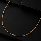 Men’s Gold Bead Snake Chain GMC -38