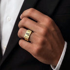 Men’s Om Trishul Gold Ring GMR -35