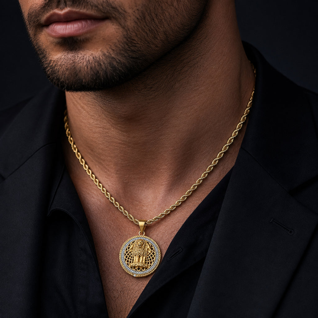 Men’s Lion Pendant Chain GMP -2