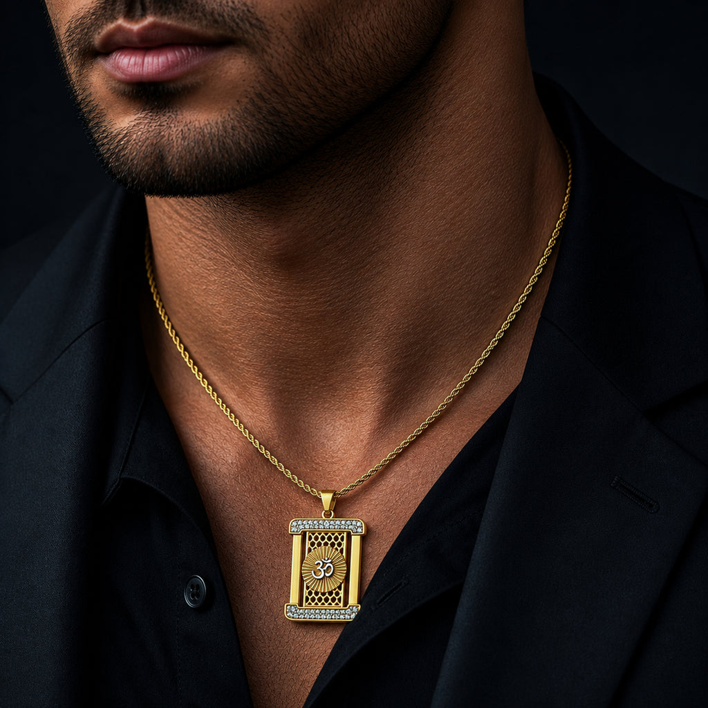 Men’s Om Pendant Chain GMC -6