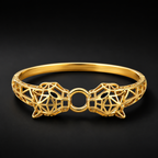 Men’s Geometric Gold-Tone Designer Kada GMK -2