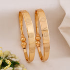 Classic Gold Embossed Kada Bangles GFB -1