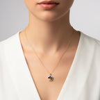Sparkling Multicolor Gemstone Women Neckless GWN -74