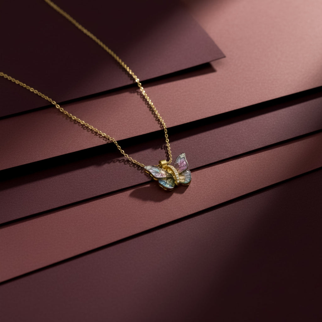 Ethereal Butterfly Women Necklace GWN -150