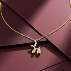 Balloon Dog Charm Women Necklace GWN -151