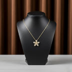 Brilliant Crystal Flower Statement Women Necklace GWN -144