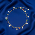 Multi-Color Charm Anklet GWA -46