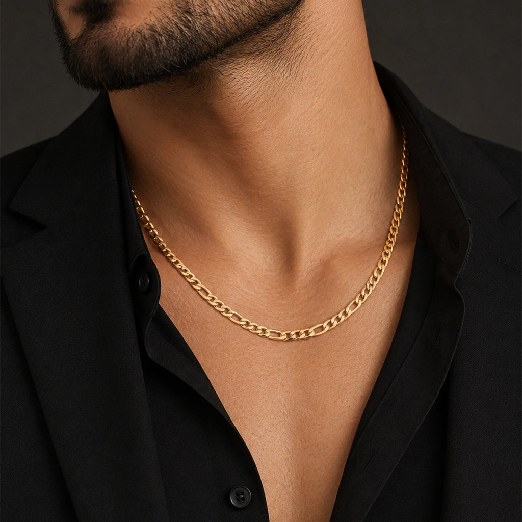 Men’s Gold-Tone Curb Chain GMC -1