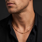 Men’s Gold Bead Accent Chain GMC -45