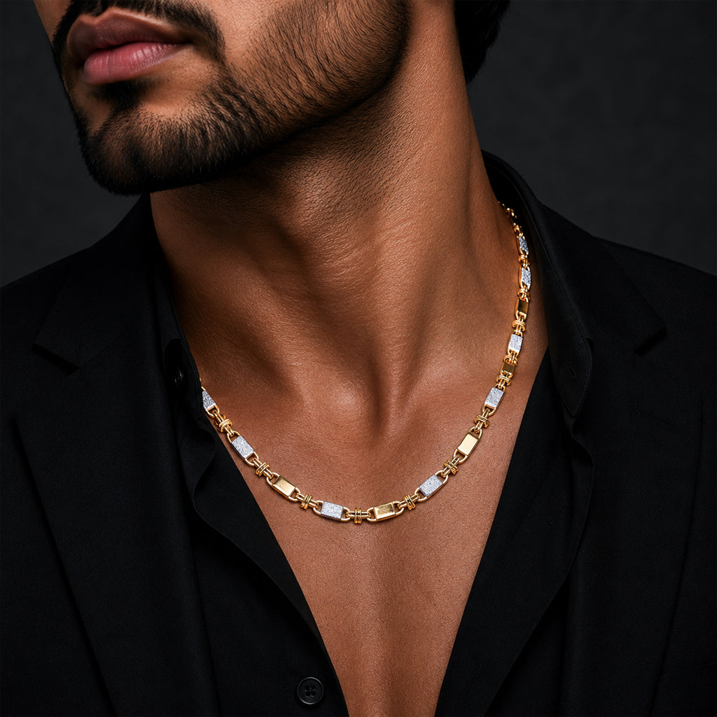 Men’s Gold & Silver Link Chain GMC -11