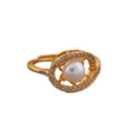 Glam Pearl Ring GWR -7