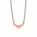 Rose Gold Floral Teardrop Mangalsutra GM -38