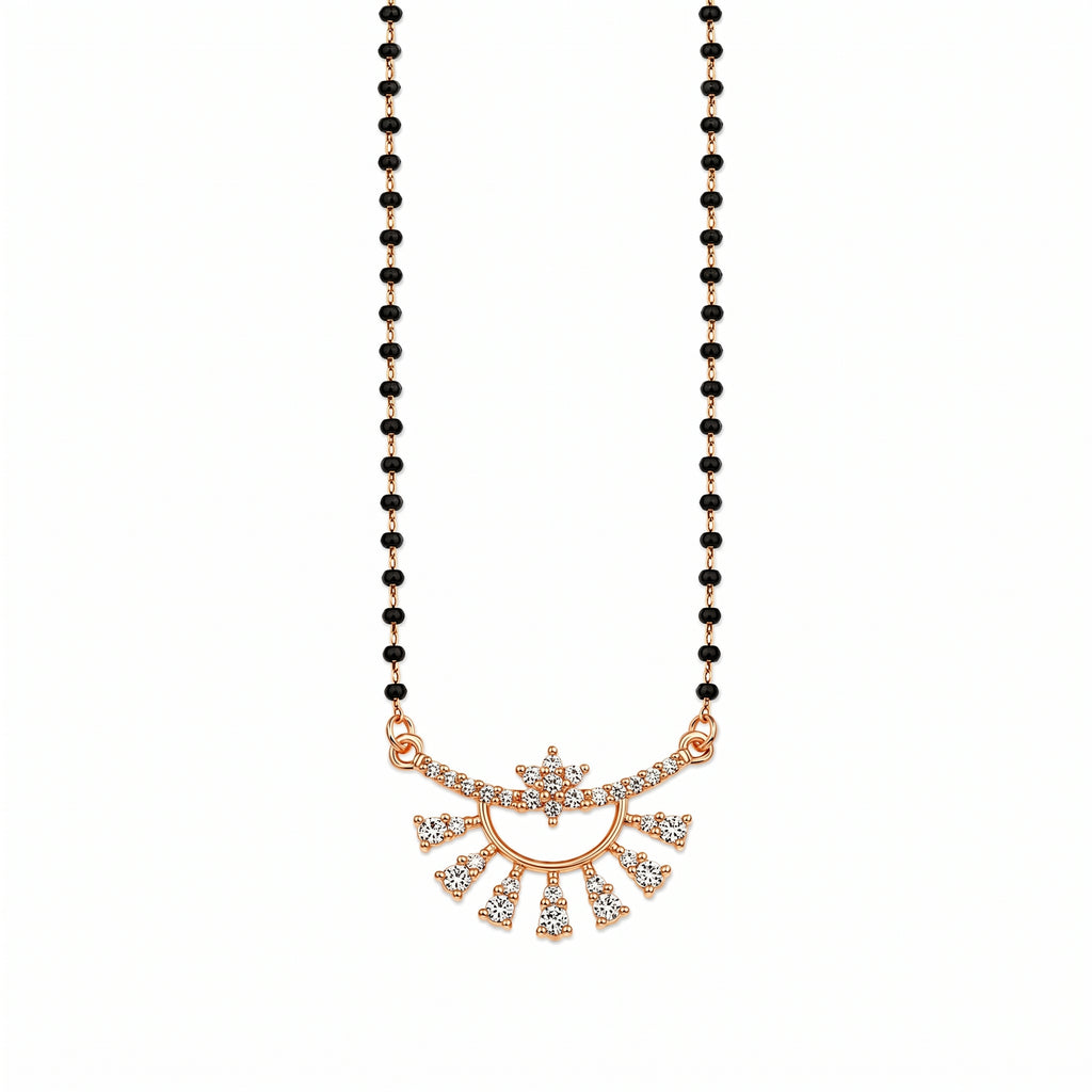 Sunburst Floral Mangalsutra GM -29