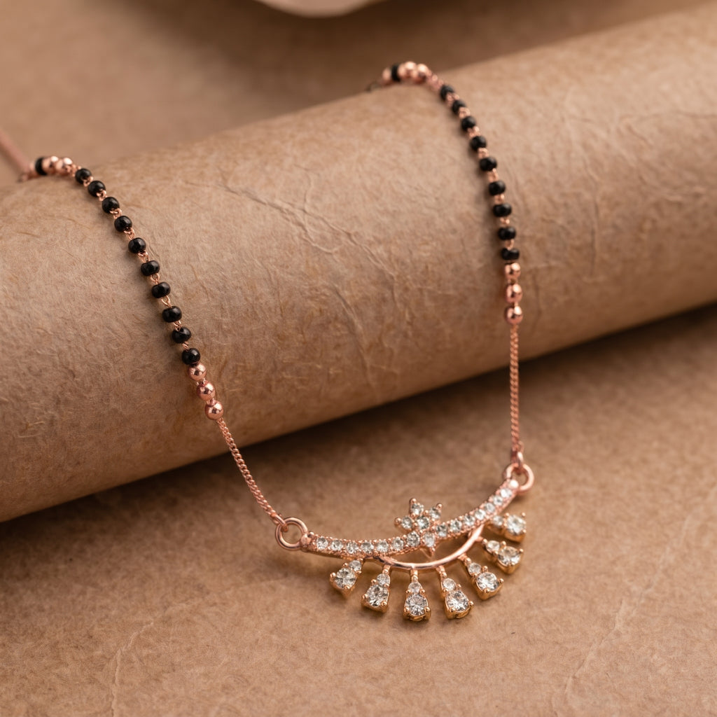 Sunburst Floral Mangalsutra GM -29