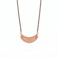 Rose Gold Fan Design Mangalsutra GM -50