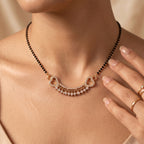 Gold Heart Drop Mangalsutra GM -51