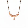 Rose Gold Geometric Drop Mangalsutra GM -44