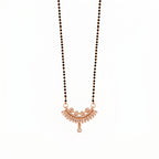 Rose Gold Floral Fringe Mangalsutra GM -49