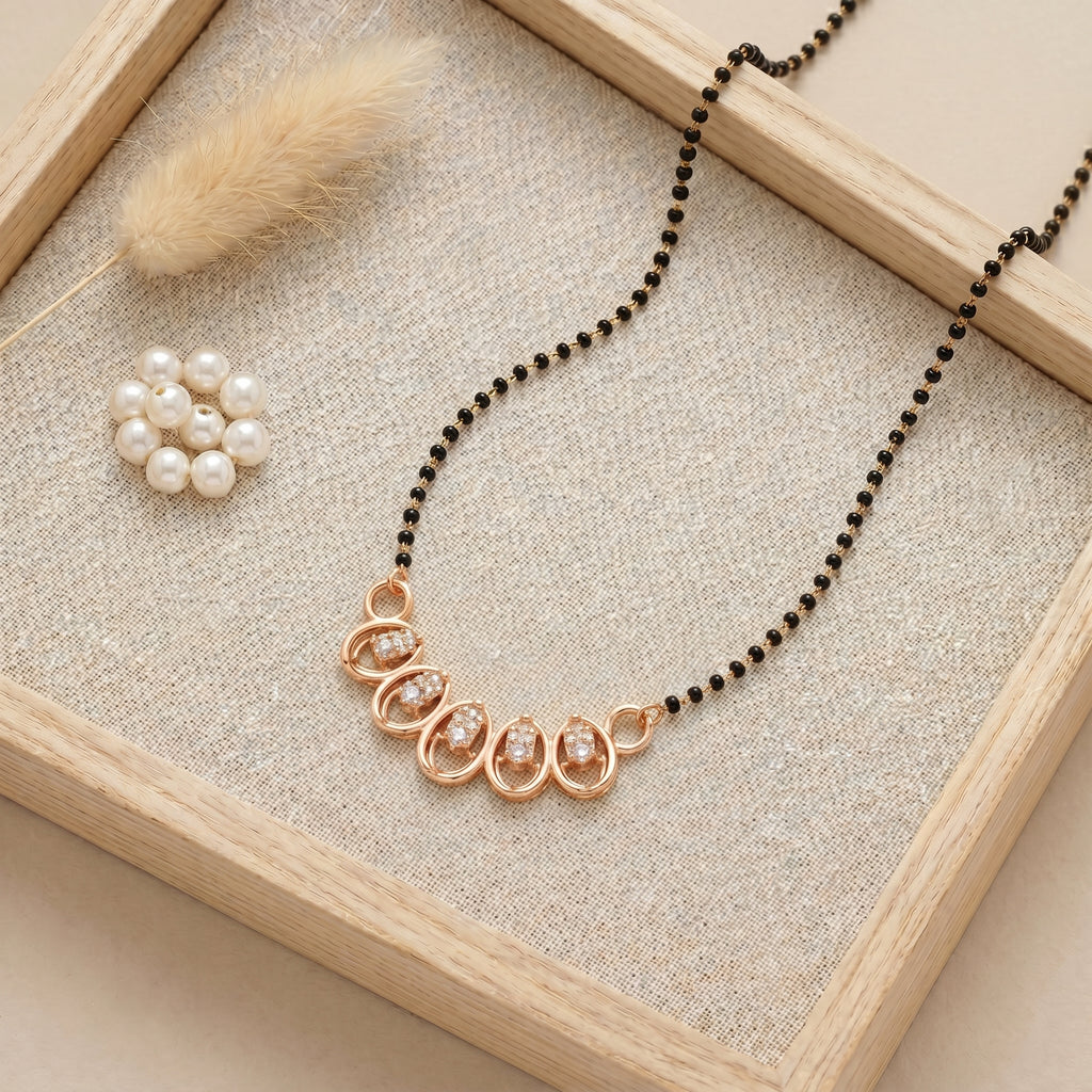 Floral Petal Mangalsutra GM -28