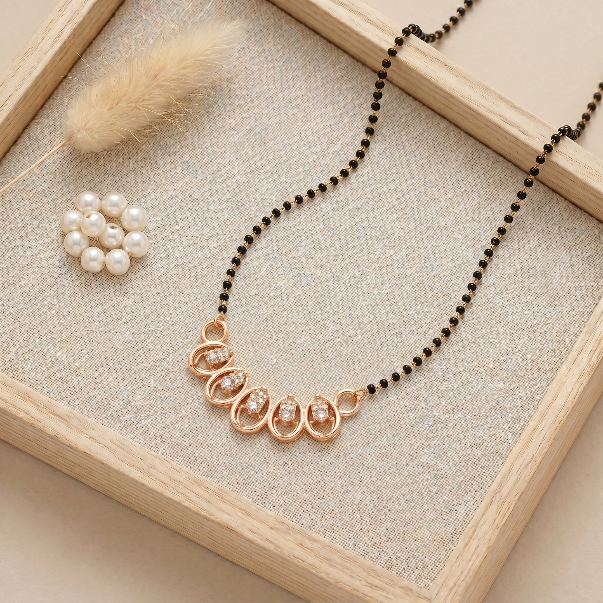 Floral Petal Mangalsutra GM -28