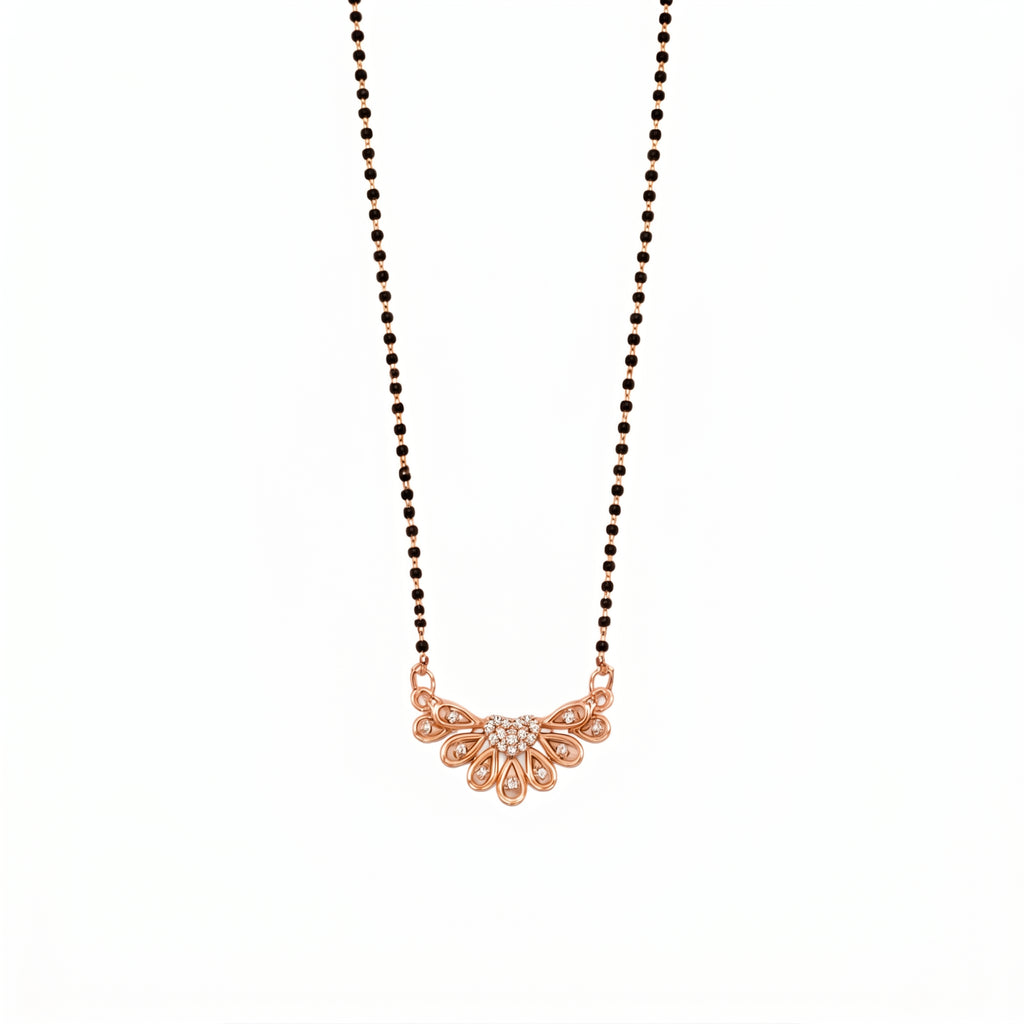 Elegant Floral Drop Mangalsutra GM -19