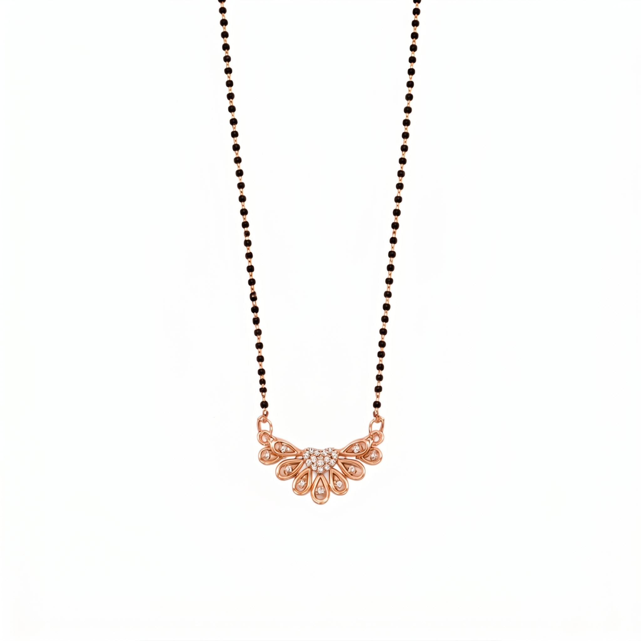 Elegant Floral Drop Mangalsutra GM -19