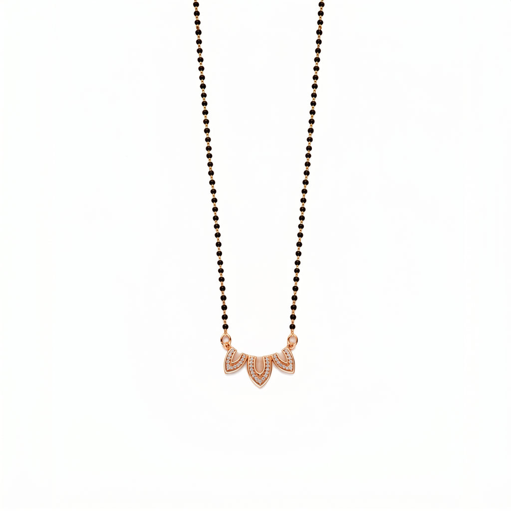 Triple Leaf Mangalsutra GM -27