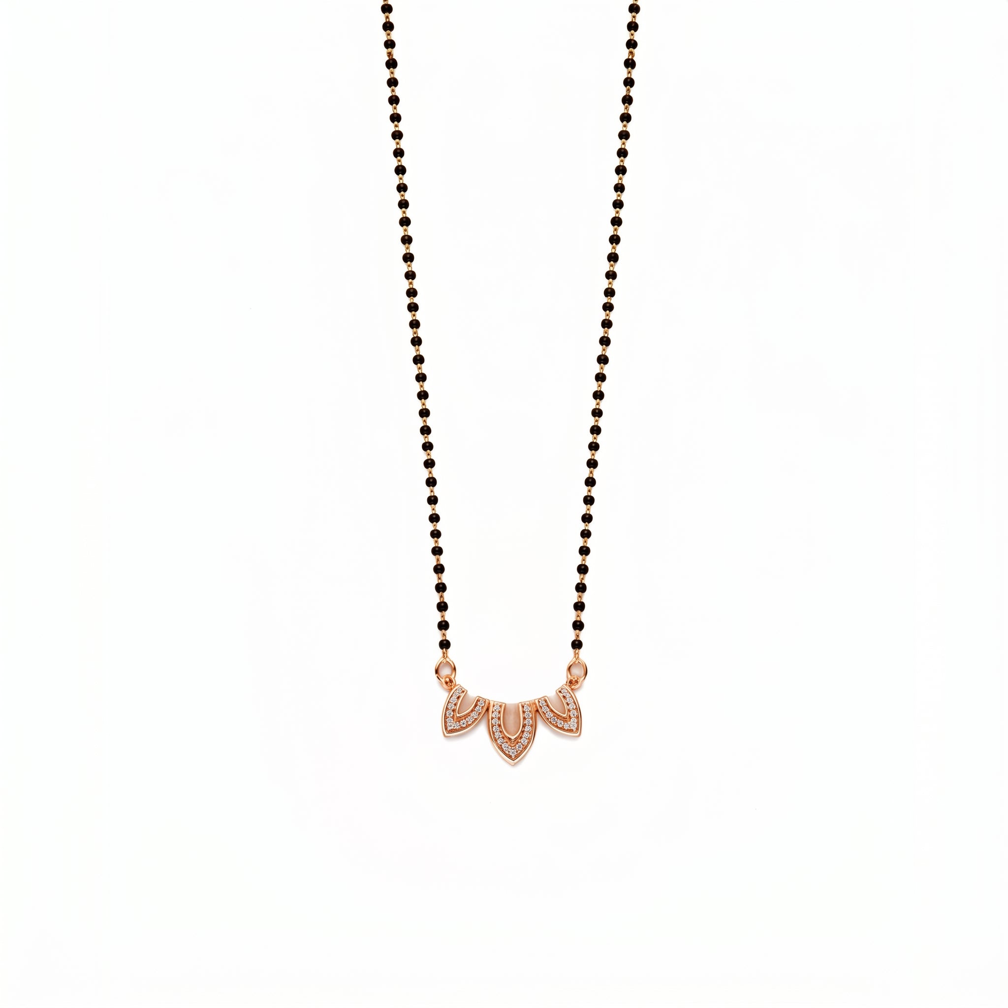 Triple Leaf Mangalsutra GM -27