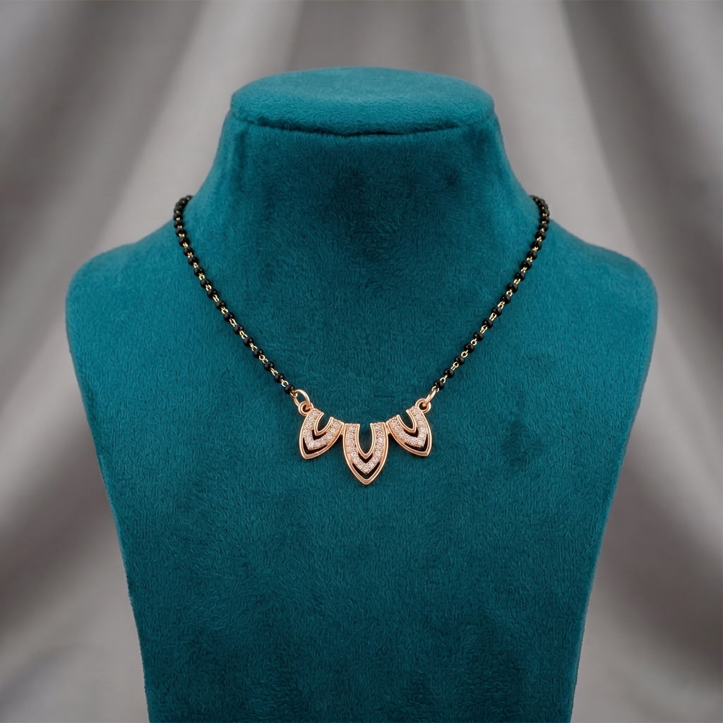 Triple Leaf Mangalsutra GM -27