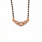 Floral Center Crystal Mangalsutra GM -17