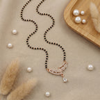 Floral Crystal Drop Mangalsutra GM -21